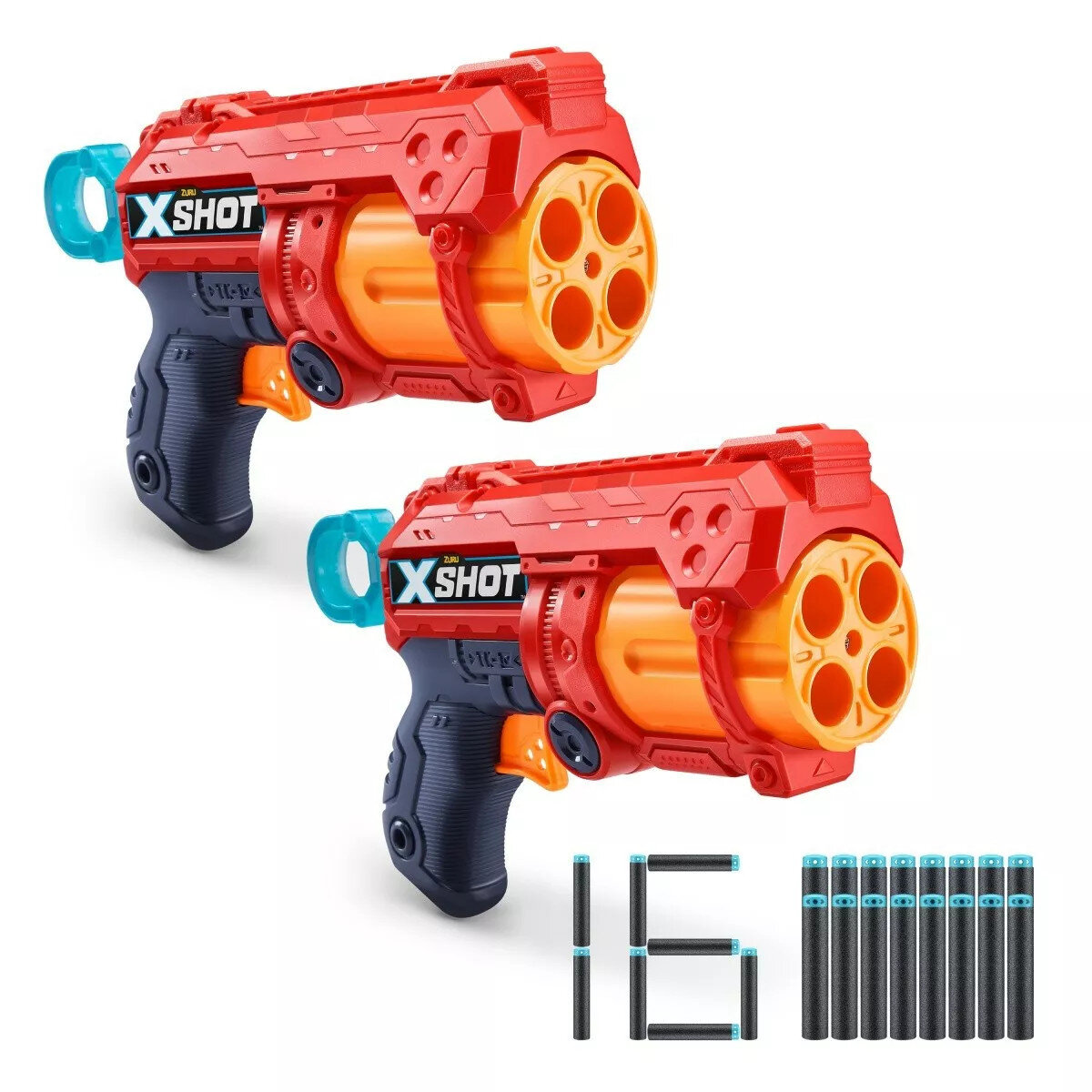 Zestaw wyrzutni ZURU X-Shot Excel Double Fury 4 Combo Pack