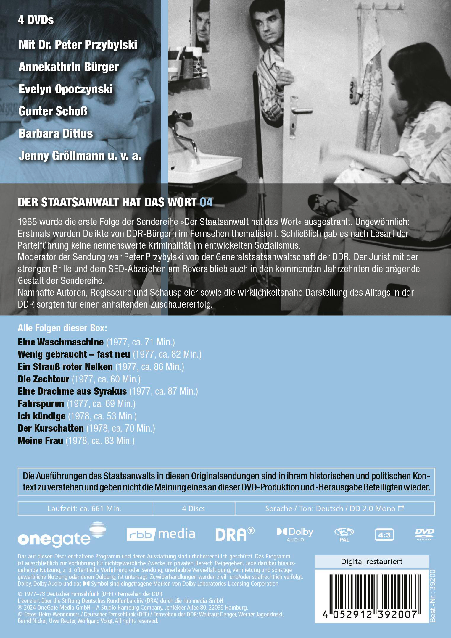DVD-Hülle mit Text und Logos. Hintergrund ein Filmbild.