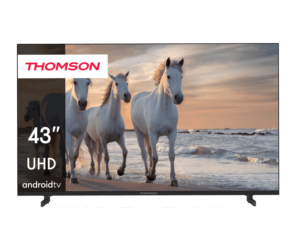 TV LED 43" - Thomson 43UA5S13, UHD 4K, ARM CA55 Quad core, Smart Android TV, Dolby Vision, Negro