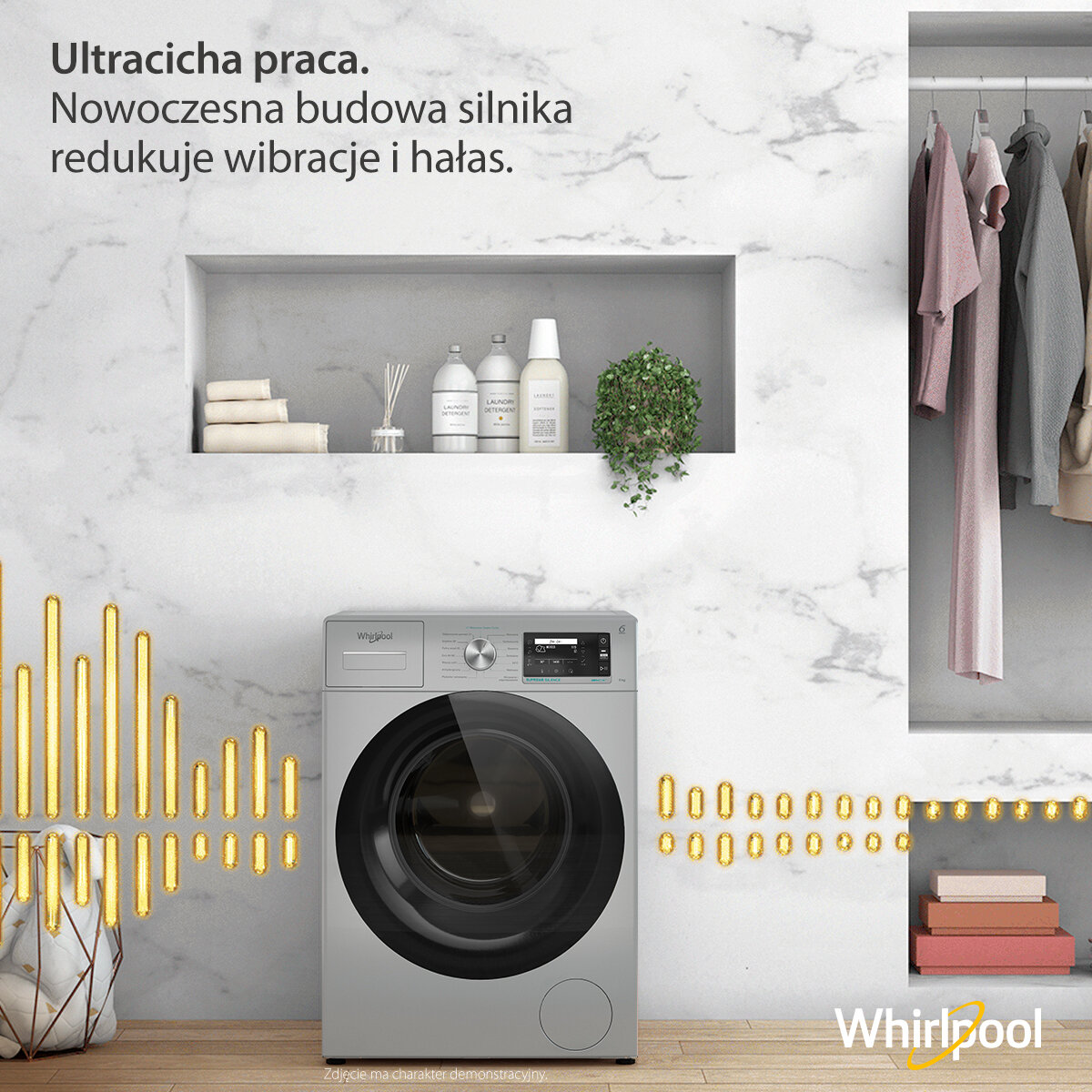 Pralka WHIRLPOOL W6 W945SB PL