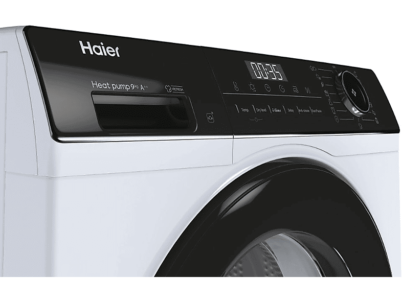 HAIER HD90-A2939E-TR 9 kg Wi-Fi + Bluetooth Bağlantılı Isı Pompalı Kurutma Makinesi Beyaz_2