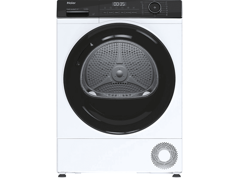 HAIER HD90-A2939E-TR 9 kg Wi-Fi + Bluetooth Bağlantılı Isı Pompalı Kurutma Makinesi Beyaz