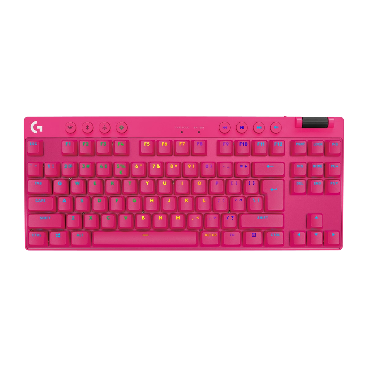 LOGITECH G Pro X TKL Lightspeed Kablosuz Oyuncu Klavyesi Tactile Magenta