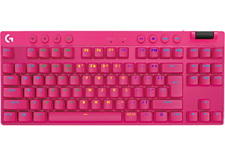 LOGITECH G Pro X TKL Lightspeed Kablosuz Oyuncu Klavyesi Tactile Magenta_0