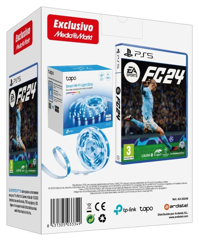 Caja con portada de juego. Contiene disco de juego y artículos promocionales.