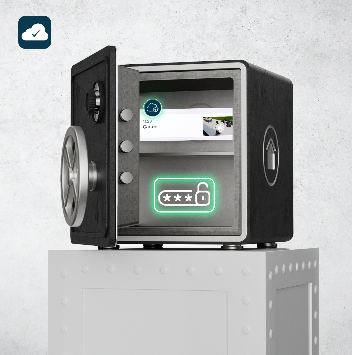 Eine Person, die Schmuck herstellt. Perlen und Accessoires liegen auf einem Holztisch neben einem Etikettiergerät.