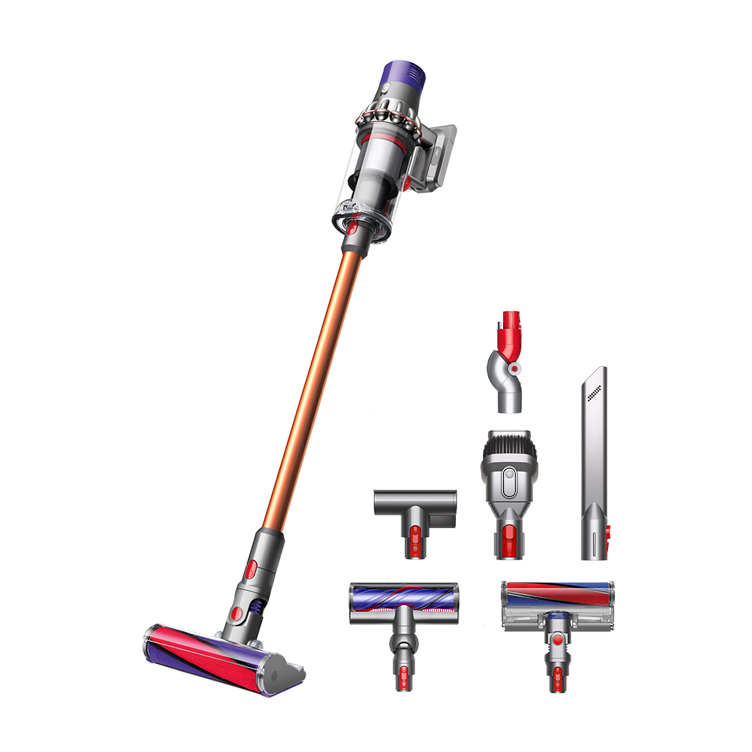 Dyson V10 Absolute scopa elettrica senza filo, Senza sacco, 525 W