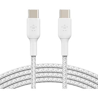 BELKIN Câble USB-C BoostCharge 2 m Blanc 2 pièces (CAB004BT2MWH2PK)