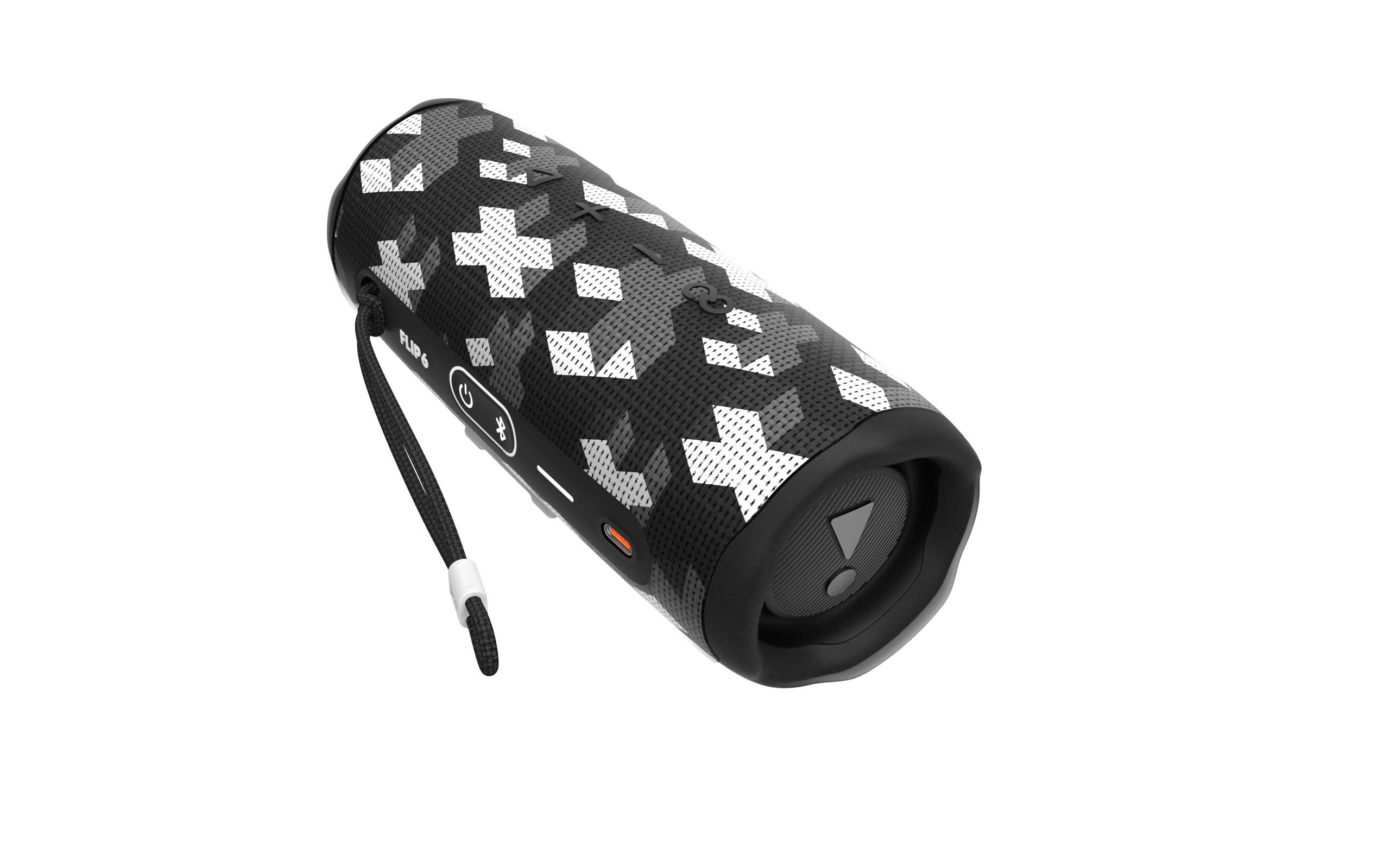 JBL Flip 6 Bluetooth Lautsprecher Schwarz/Grau bei MediaMarkt