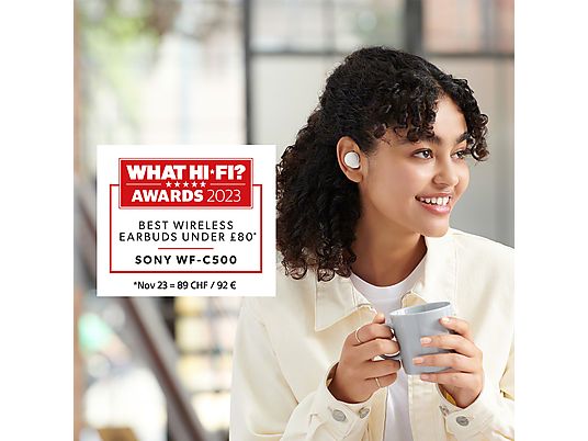 SONY WF-C500 - Auricolari True Wireless (In-ear, Bianco)