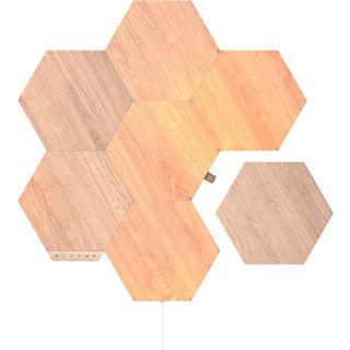 NANOLEAF Elements Hexagons Starter Kit - Illuminazione interna collegata in rete (Marrone)