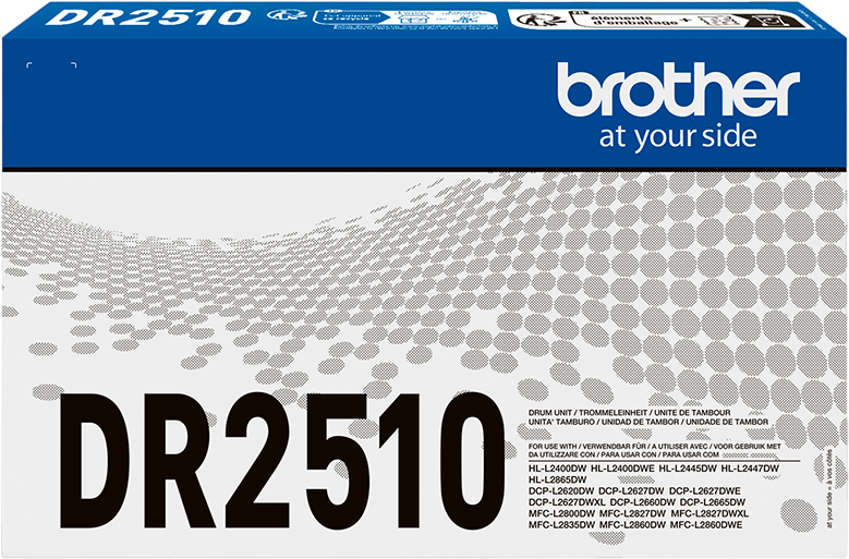 DR2510 Trommeleinheit Für Brother Drucker - Kompatibel Mit HL-L2400DW, DCP-L2600 Serie & MFC-L2800 Serie