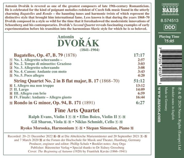 Albumcover mit Komponistennamen, Werkliste und Interpreten. Naxos-Logo oben rechts.