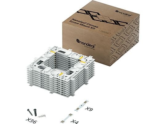 NANOLEAF Canvas Screw Mount Kit - Kit de montage  (Multicolore)