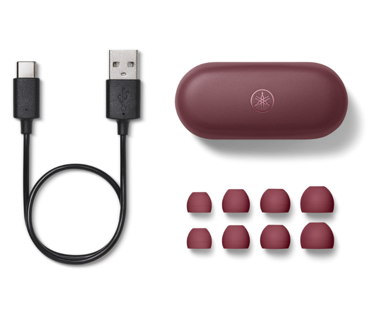 YAMAHA TW-E3C True Wireless, In-ear Kopfhörer Bluetooth Rot