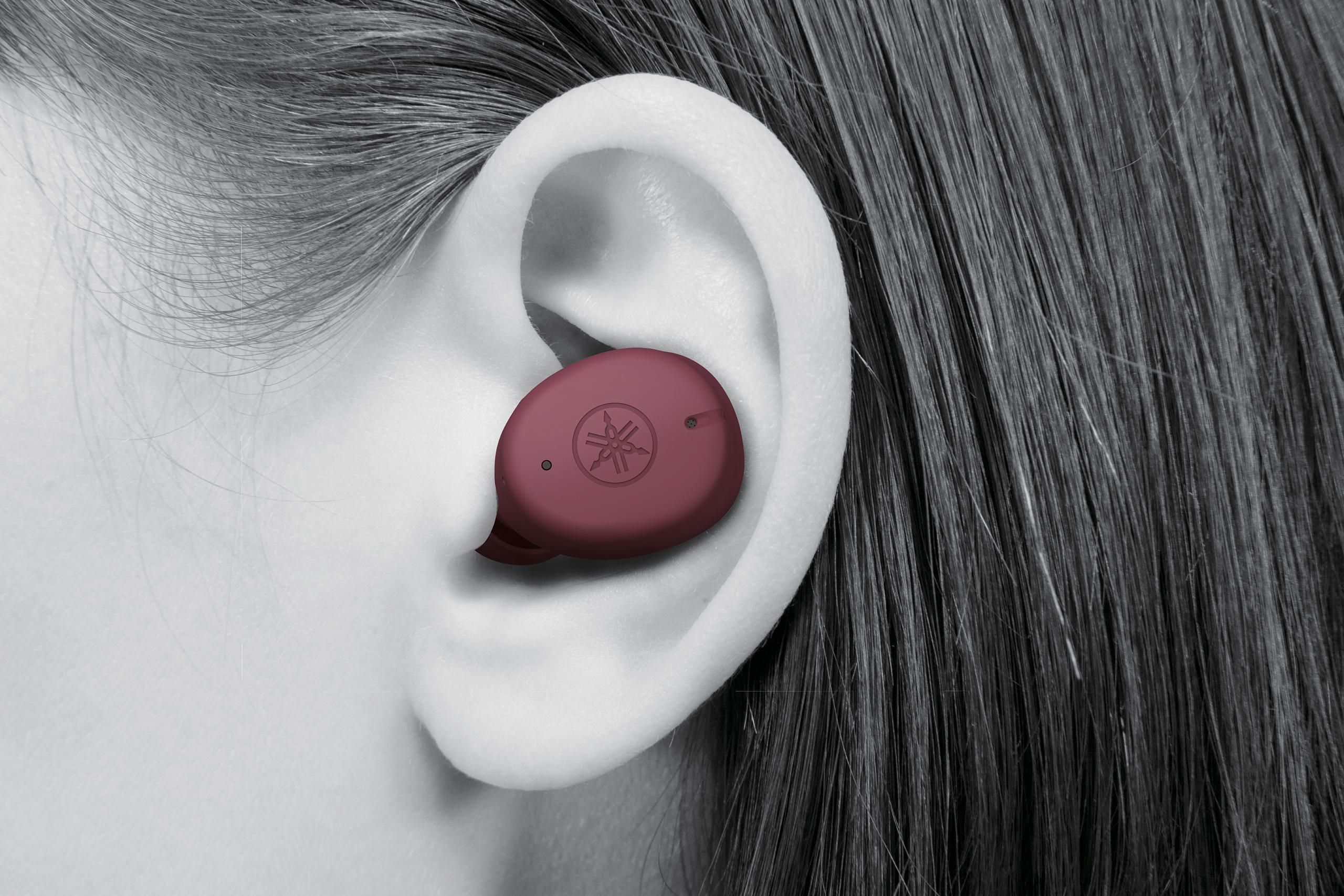 YAMAHA TW-E3C True Wireless, In-ear Kopfhörer Bluetooth Rot