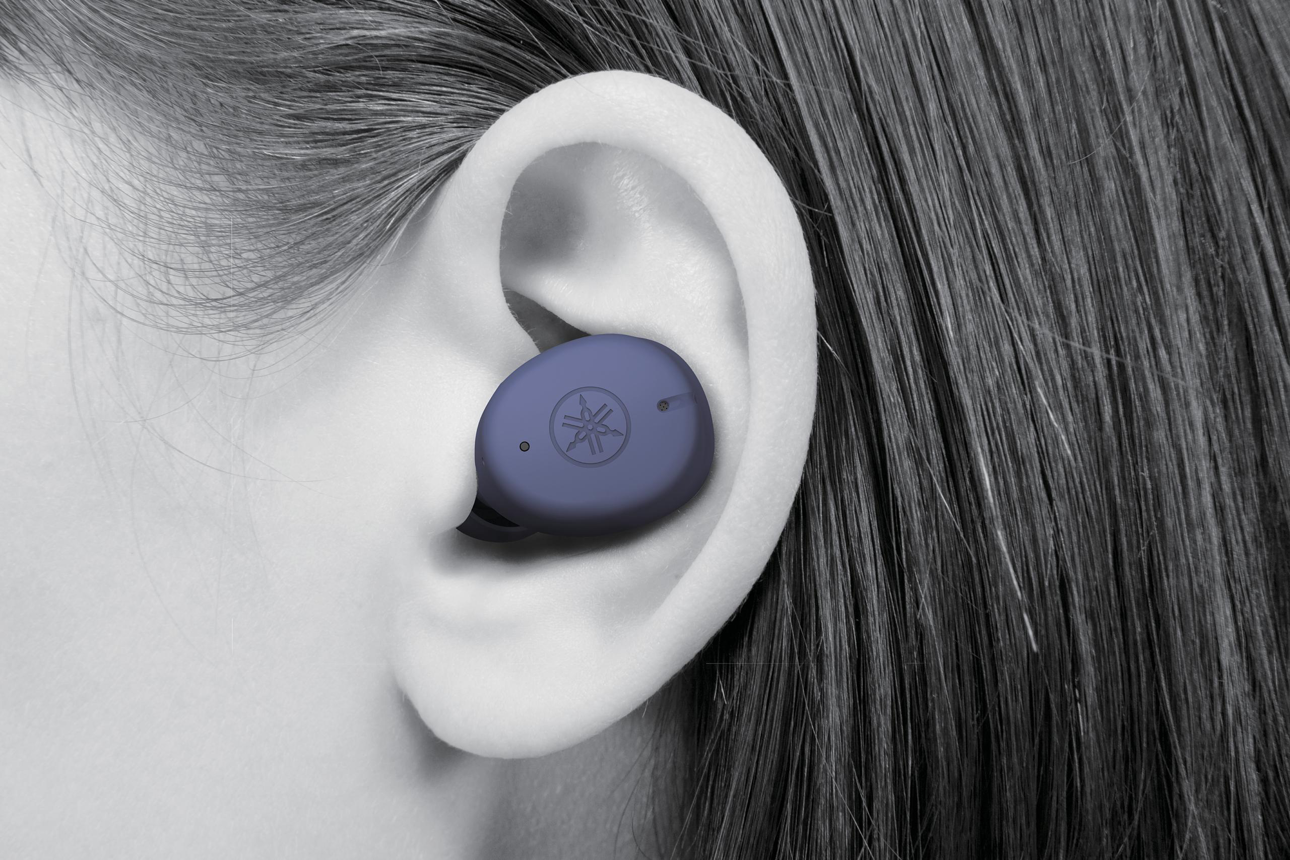 YAMAHA TW-E3C True Wireless, In-ear Kopfhörer Bluetooth Blau