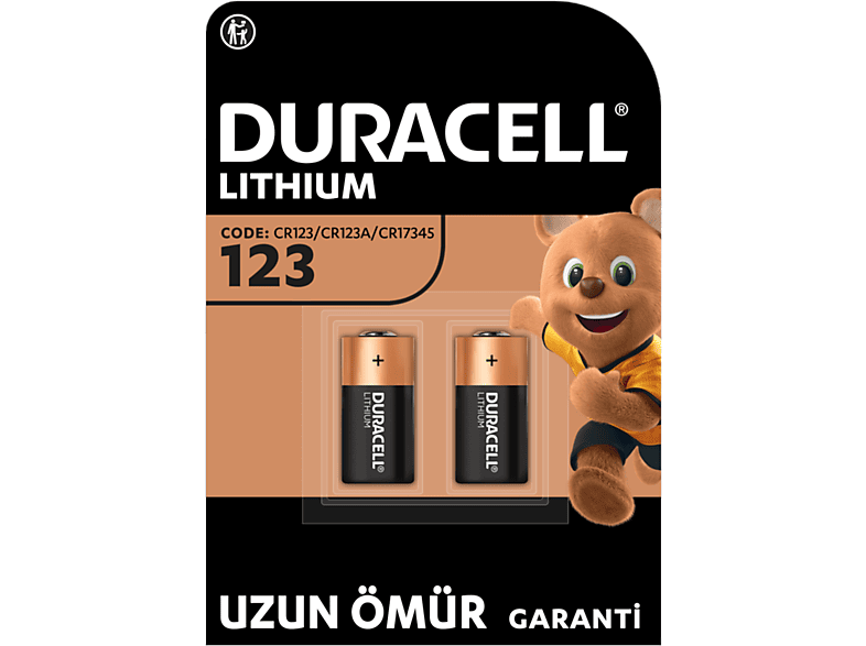 DURACELL Ultra Lityum 123 2'li Pil