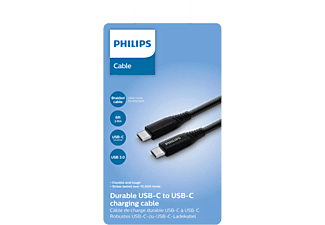 PHILIPS SWV6801/00 USB4.0 40 Gbps 5K Çözünürlük Thunderbolt 3.0  1.5m C-C Kablosu