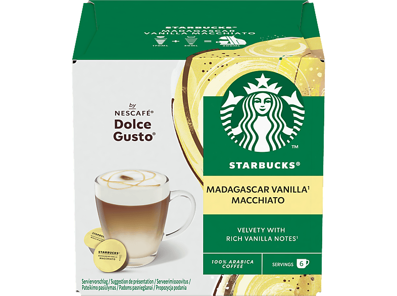 STARBUCKS Madagascar Vanilla Macchiato by NESCAFÉ® Dolce Gusto® - Kaffeekapseln