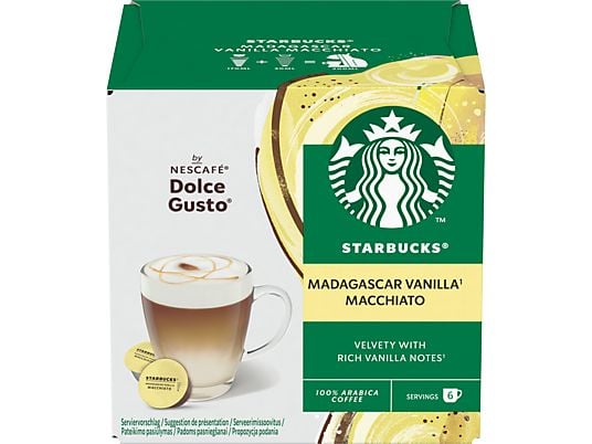 STARBUCKS Madagascar Vanilla Macchiato by NESCAFÉ® Dolce Gusto® - Capsules de café