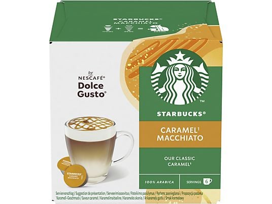 STARBUCKS Caramel Macchiato by NESCAFE® DOLCE GUSTO® - Capsules de café