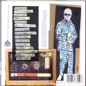 Albumcover mit einer Zeichnung eines Mannes im gestreiften Anzug und Drum Machine.