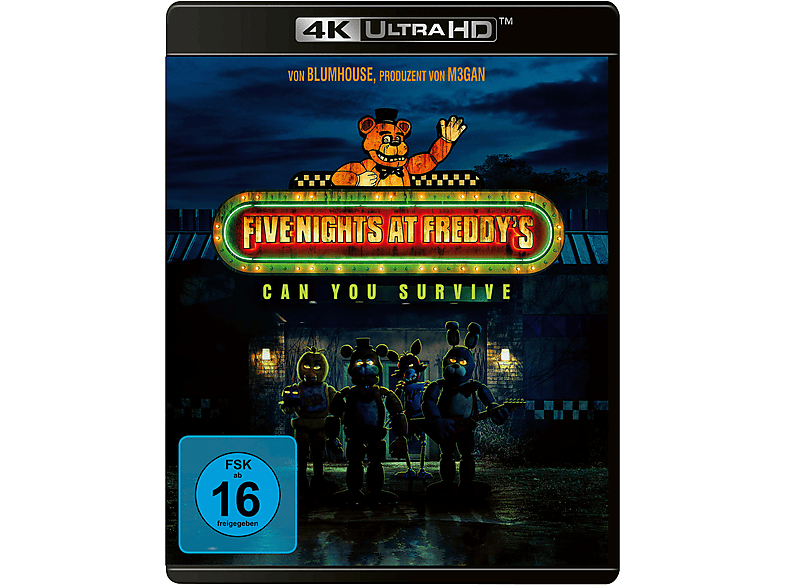 Five Nights at Freddy's 4K Ultra HD Blu-ray (FSK: 16)