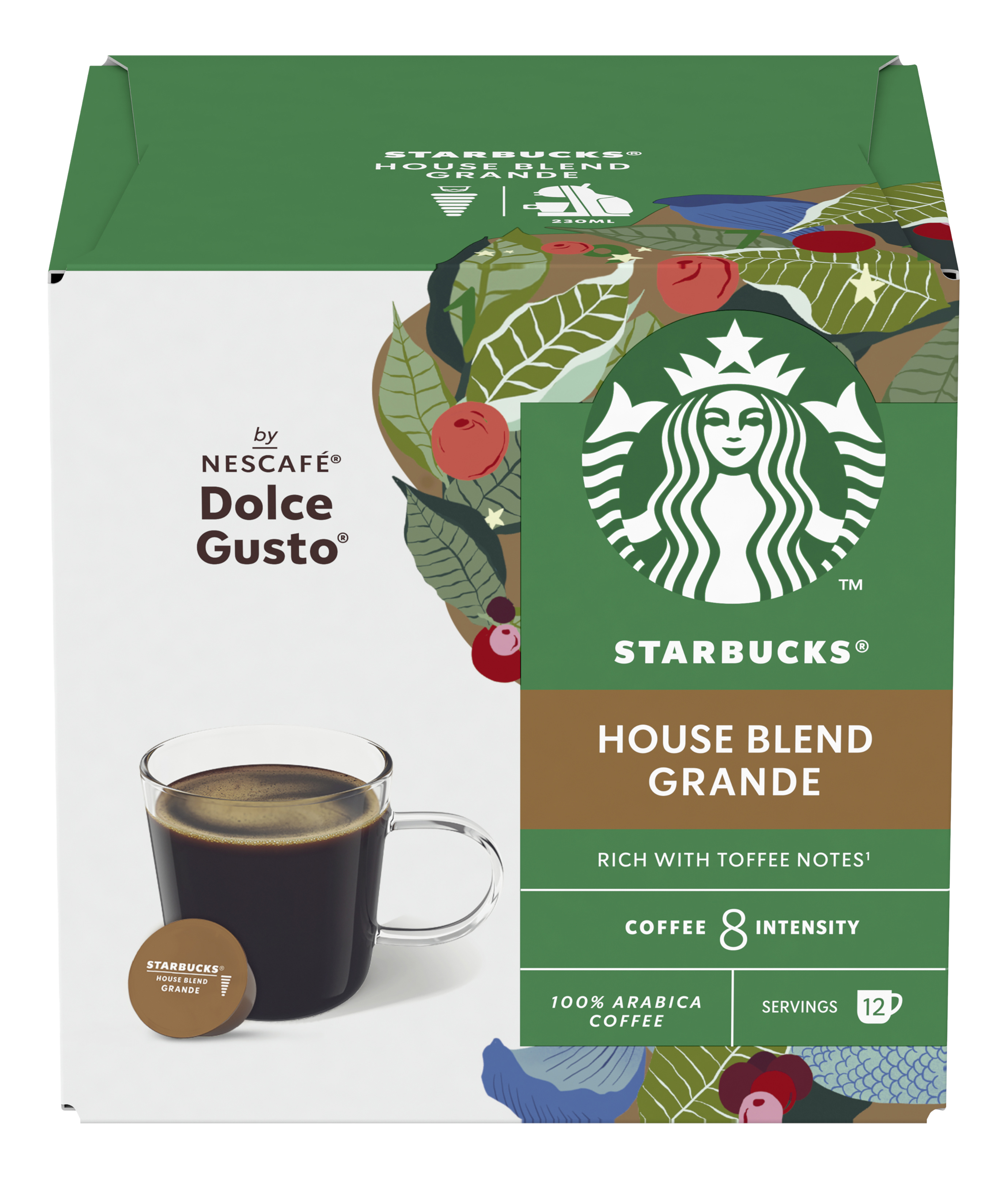 STARBUCKS House Blend Grande by NESCAFE® DOLCE GUSTO® Medium Roast - Capsule di caffè