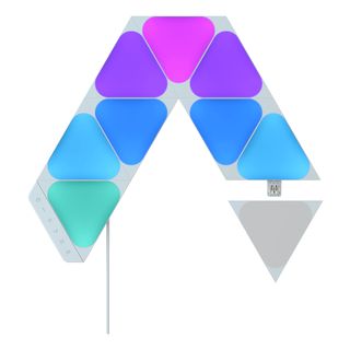 NANOLEAF Shapes Mini Triangles Starter Kit - Vernetzte Innenbeleuchtung (Weiss)