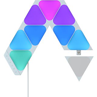 NANOLEAF Shapes Mini Triangles Starter Kit - Illuminazione interna collegata in rete (Bianco)