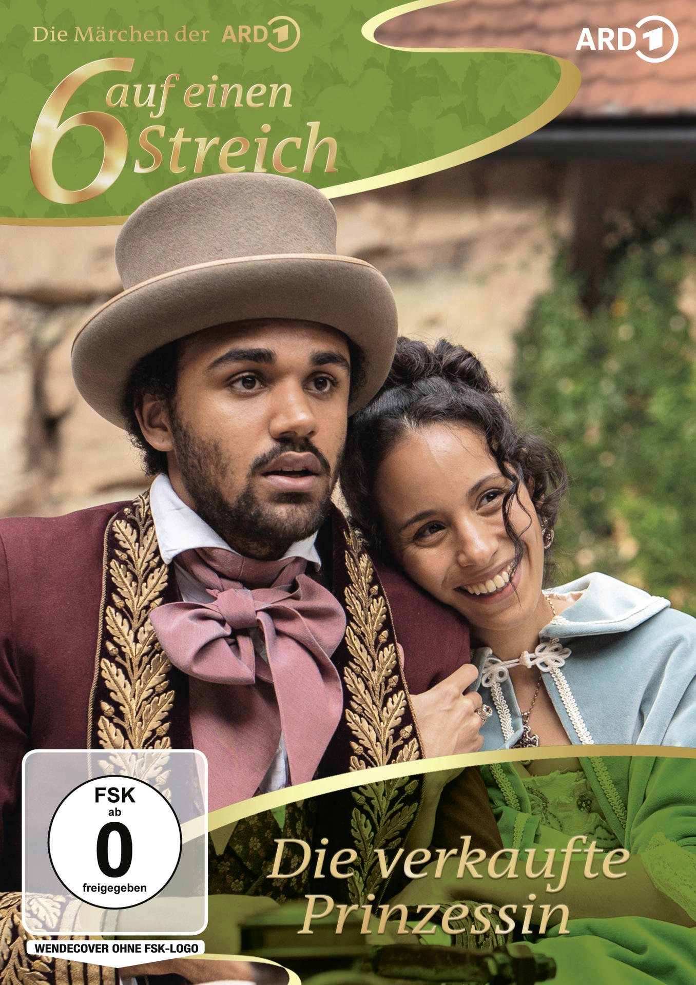 DVD-Cover: Mann mit Hut und lächelnde Frau, Titel: Die verkaufte Prinzessin.