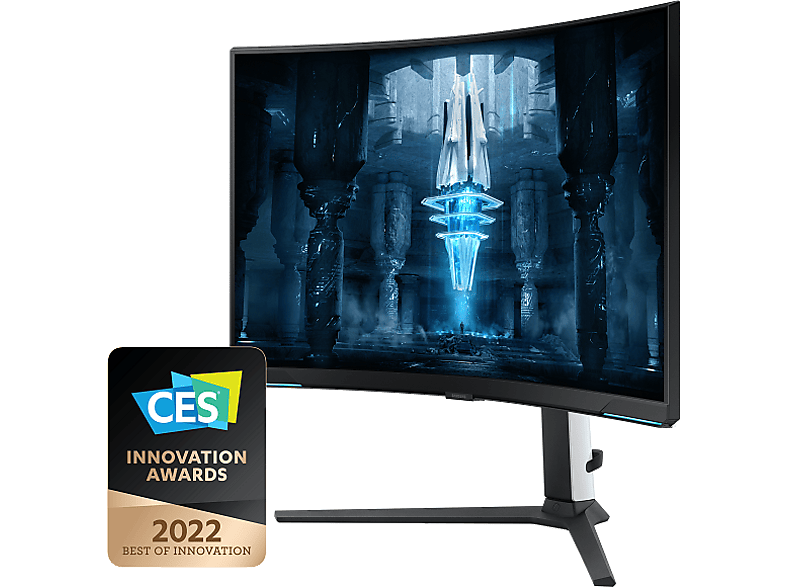 SAMSUNG Odyssey Neo G8 LS32BG850NPXUF 32 inç 240Hz 1ms Quantum Mini-LED Pivot Kavisli UHD Gaming Monitör Siyah_0