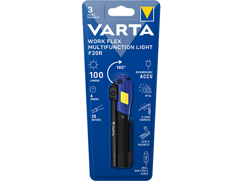 Varta Work Flex® Multifunction Light F20R; Taschenlampe — Foto 2 von 2