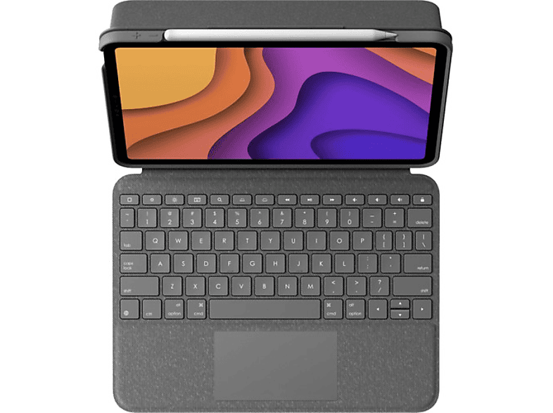 iPadアクセサリー logicool FOLIO TOUCH IK10949BK LOGITECH Folio Touch iPad 10.2 inç (7. Nesil | 8. Nesil) Tablet