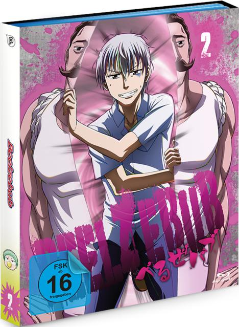 DVD-Cover eines Mangas mit einer Manga-Figur in einer Pose.