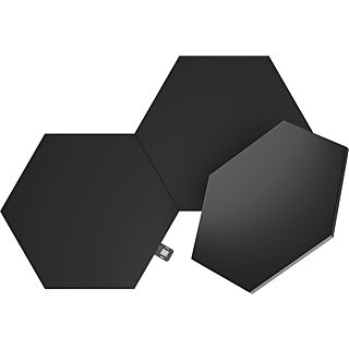 NANOLEAF Shapes Ultra Black Hexagons Expansion Pack - Vernetzte Innenbeleuchtung (Schwarz)