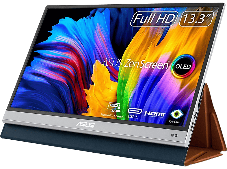 Asus Professioneel Draagbare Computerscherm Zenscreen Oled Mq13ah 13.3" Full-hd (90lm07ev-b01170)