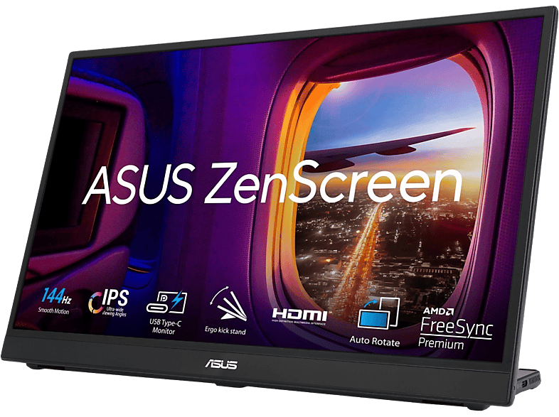 Asus Draagbare Computerscherm Zenscreen Mb17ahg 17" Full-hd 144 Hz (90lm08pg-b01170)