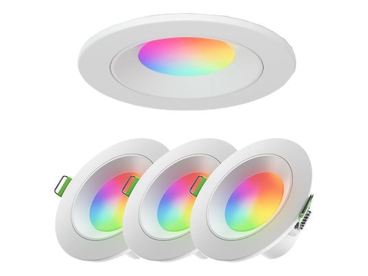 NANOLEAF Matter 3″ Smart Downlight 4 pièces - spot encastré (RGBCCW)