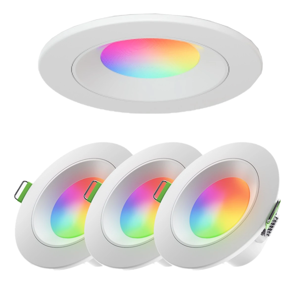 NANOLEAF Matter 3″ Smart Downlight 4 pezzi - faretto da incasso (RGBCW)