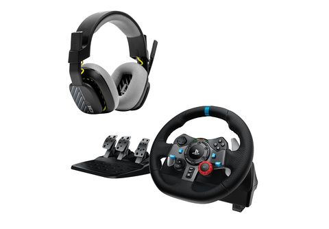 Logitech G920 Racing Lenkrad + Logitech Driving Force Shifter Schalthebel  für G920 und G29, Xbox One
