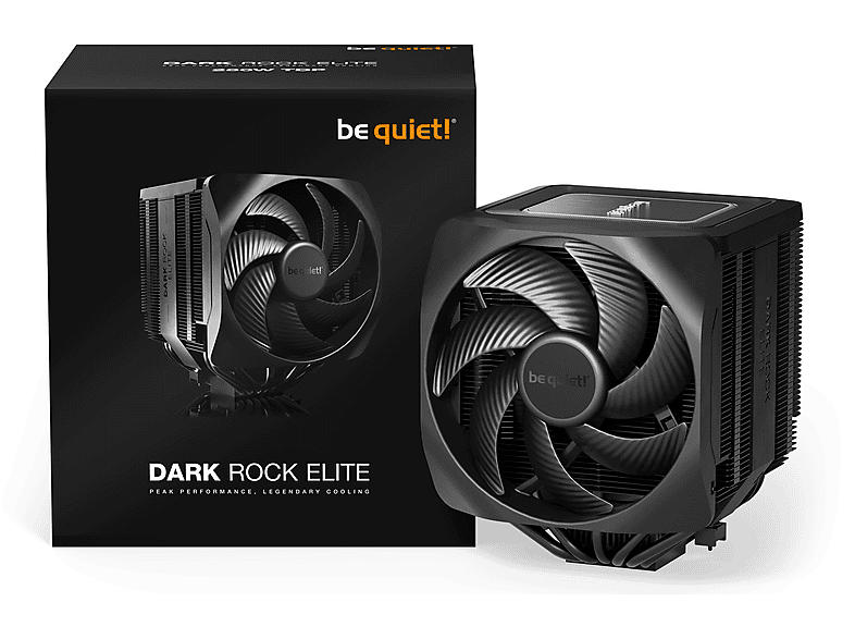 BE QUIET CPU Kühler Dark Rock Elite, Schwarz