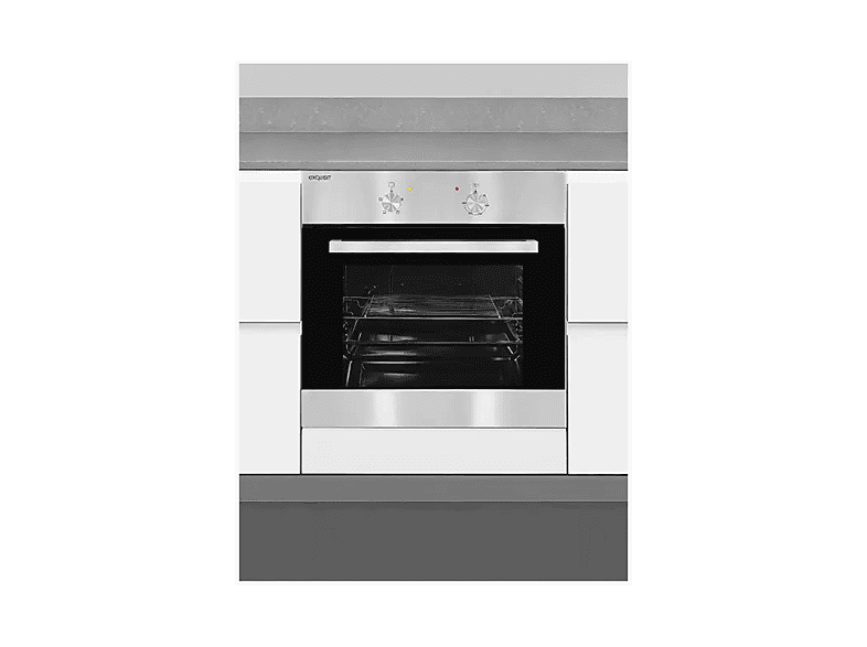 Exquisit EBE 555-1.1 Backofen (62 l, Schwarz, 595 mm breit, A)