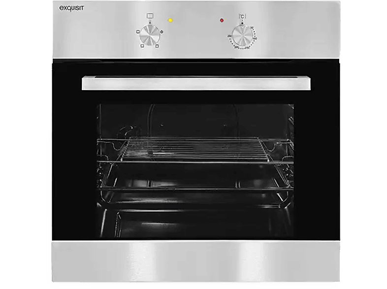 Exquisit EBE 555-1.1 Backofen (62 l, Schwarz, 595 mm breit, A)