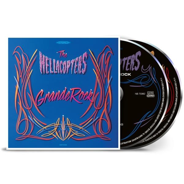 Das Albumcover von "Grande Rock" der Helloween mit zwei CDs.