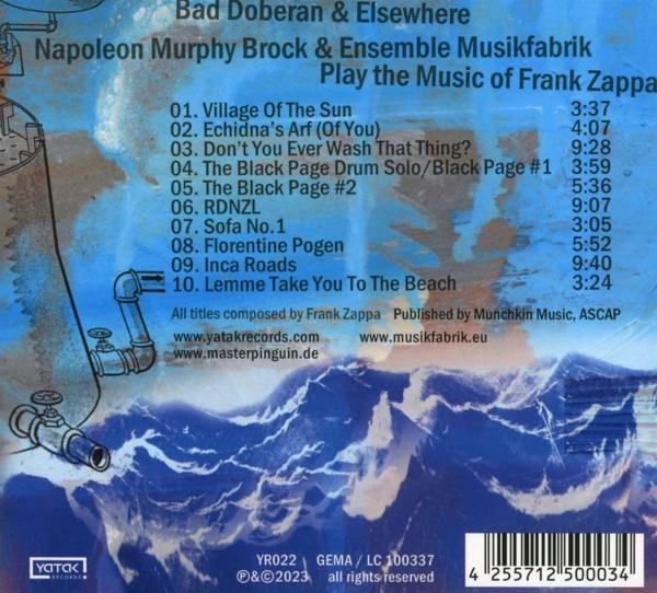 Albumcover für Bad Doberan & Elsewhere von Napoleon Brock.