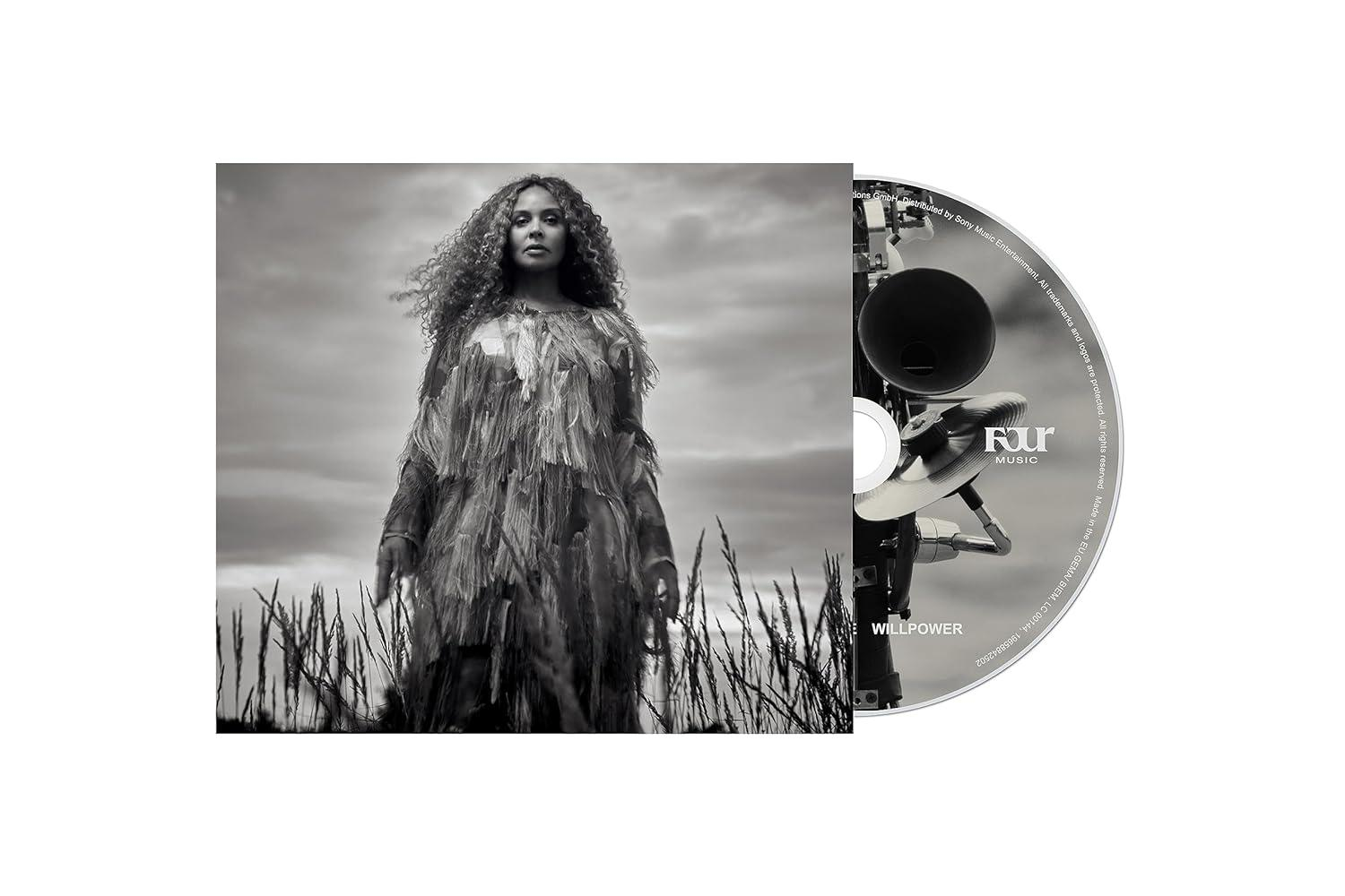 Beyonce-Albumcover mit einer Frau in einem Kleid.