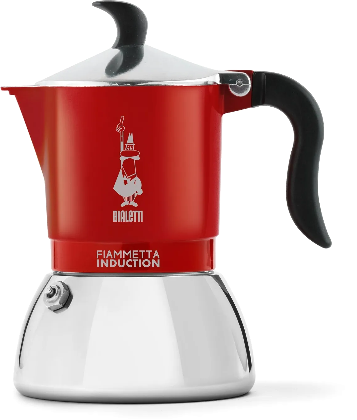 BIALETTI 7147 Fiammetta 2 adagos Indukciós kotyogós kávéfőző, piros