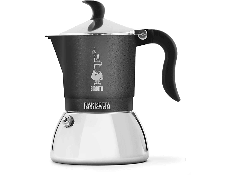 BIALETTI 7148 Fiammetta 2 adagos Indukciós kotyogós kávéfőző, antracit